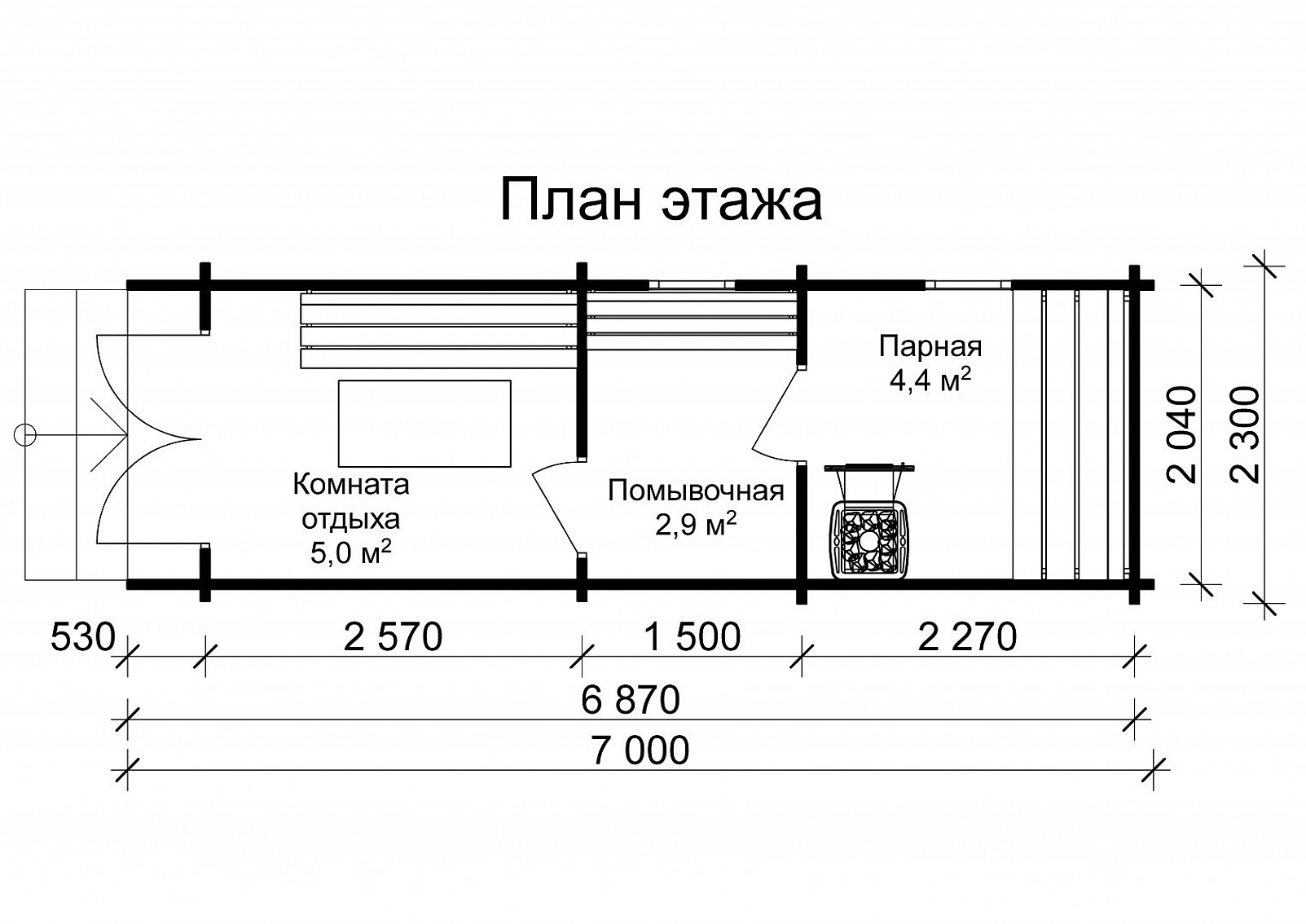 Мобильная баня МБ 102